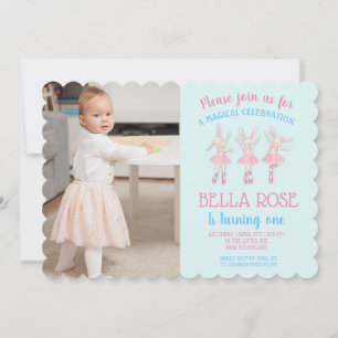 Ballerina Birthday Invitations