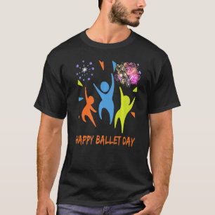 Ballerina Birthday Oh Plies Ballet Plie Chasse Jet T-Shirt