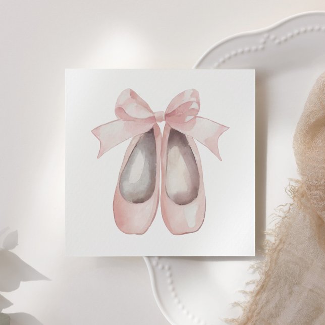 Ballerina Birthday Party Napkin (Creator Uploaded)