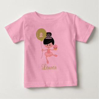 Ballerina Birthday Shirt Asian