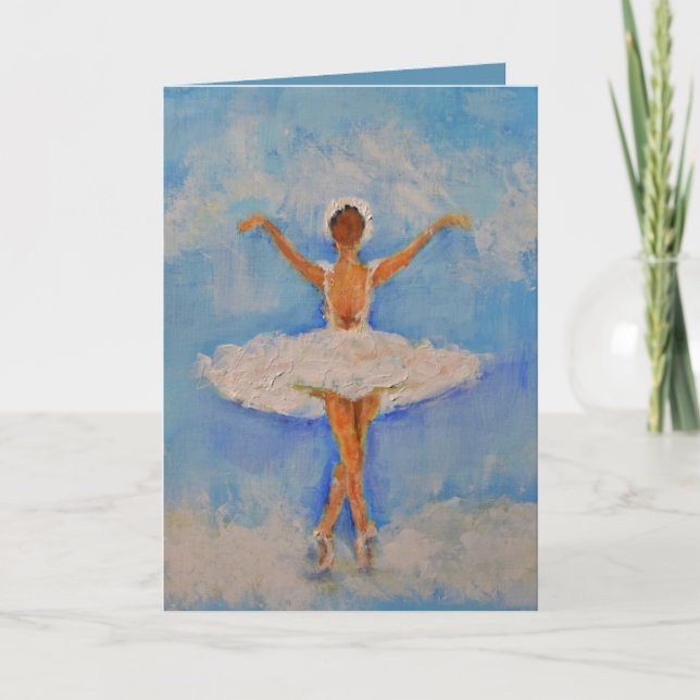 Ballerina blank card (Front)
