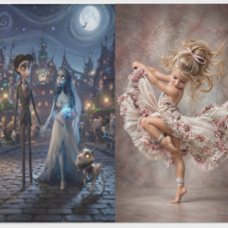 Ballerina & Bride Duos - AG - Gift Decoupage Wrapping Paper
