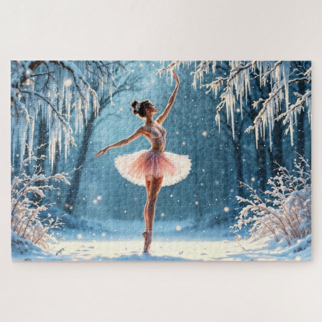 Ballerina bright fashion elegance dance jigsaw puzzle (Horizontal)