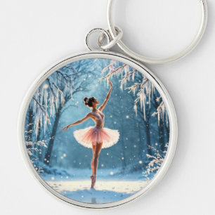 Ballerina bright fashion elegance dance key ring