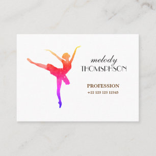 Ballerina  business card