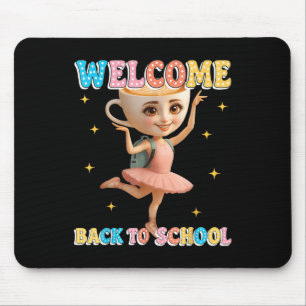 Ballerina Cappuccina Italian Brainrot Welcome Back Mouse Pad
