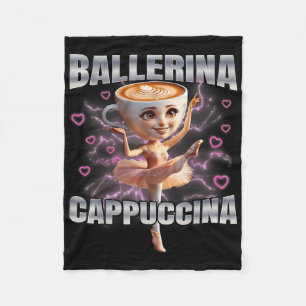 Ballerina Cappuccino Fleece Blanket