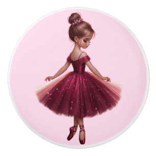 Ballerina Ceramic Knob