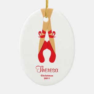 Ballerina Christmas Ornament