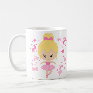 Ballerina Coffee Keeps Me on My Toes Funny Coffee Mug
