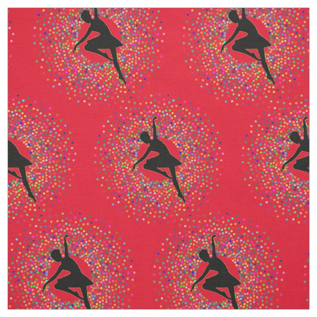 Ballerina Colour Burst Fabric (Swatch)