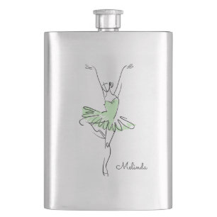 Ballerina custom name flask