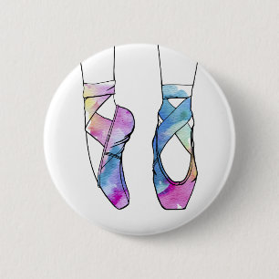 Ballerina Cute Ballet 6 Cm Round Badge
