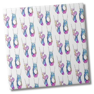 Ballerina Cute Ballet Ceramic Tile