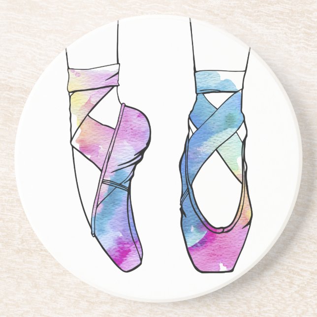 Ballerina Cute Ballet Coaster (Front)