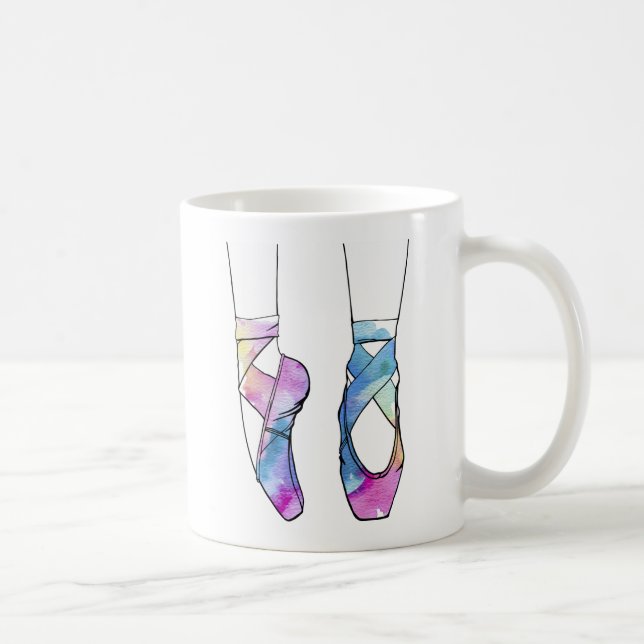 Ballerina Cute Ballet Coffee Mug (Right)