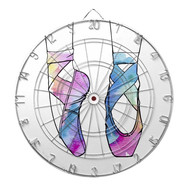 Ballerina Cute Ballet Dartboard (Front)