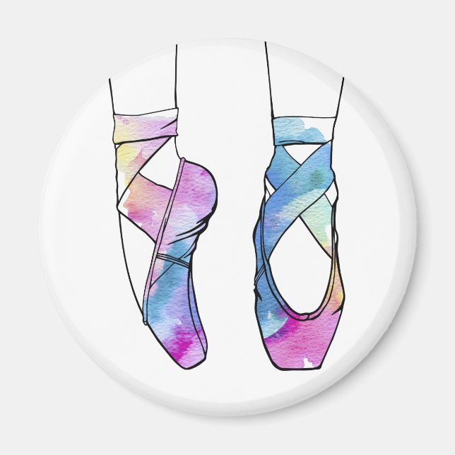 Ballerina Cute Ballet Magnet (Front)