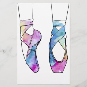 Ballerina Cute Ballet Stationery