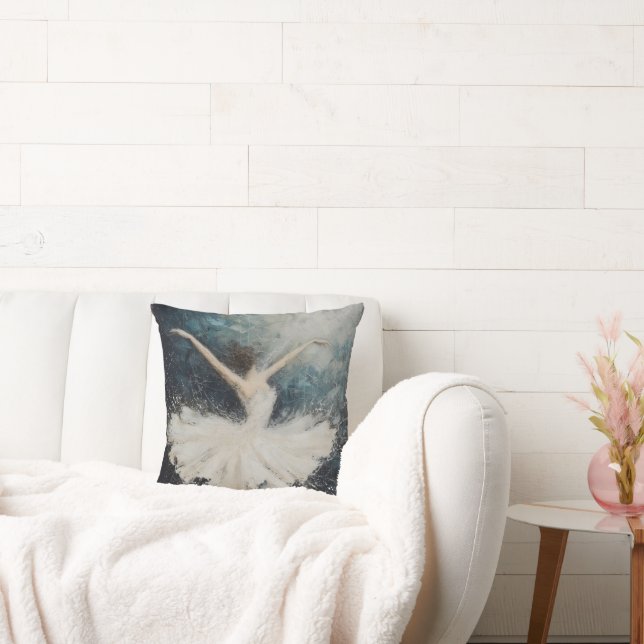 Ballerina Dance Abstract Art Cushion (Couch)
