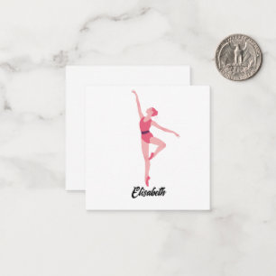Ballerina Dance Note Card – Personalised Ballet