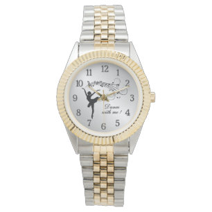 Ballerina Dance with Me Personalised w Numbers Watch