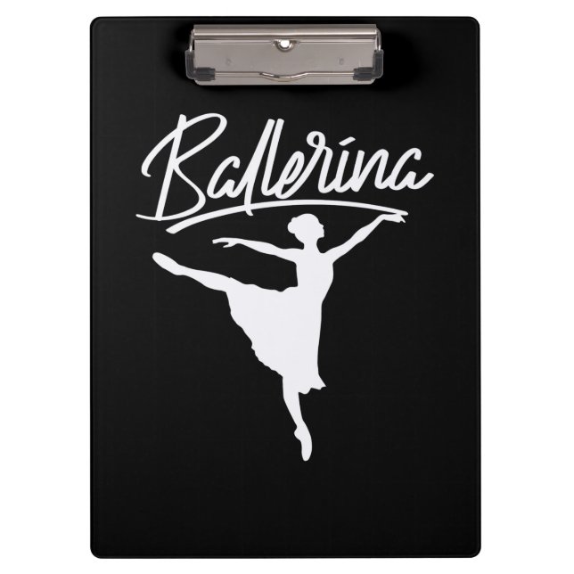Ballerina Dancer Clipboard (Front)