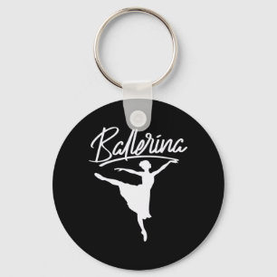 Ballerina Dancer Key Ring