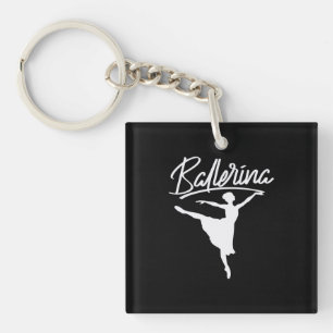 Ballerina Dancer Key Ring