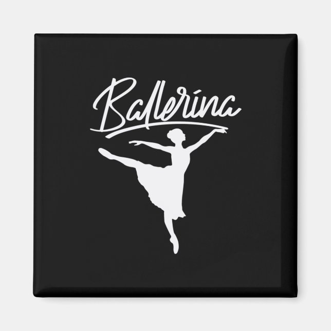 Ballerina Dancer Magnet (Front)