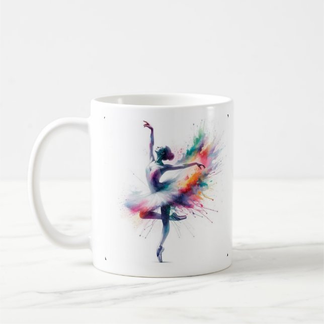 Ballerina Dancer Mug (Left)
