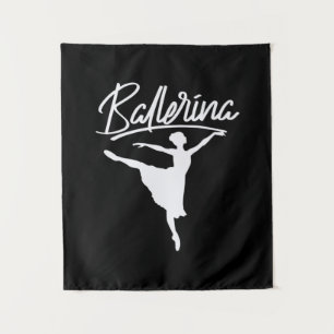 Ballerina Dancer Tapestry