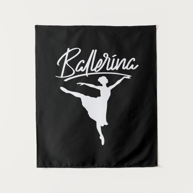 Ballerina Dancer Tapestry (Front)