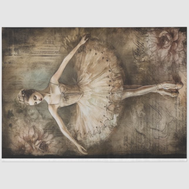 Ballerina Dancer two Tissue Paper (Front)