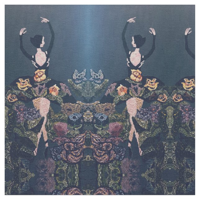 BALLERINA DANCING! FABRIC (Close Up)