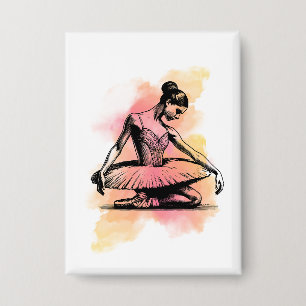 Ballerina Dancing in Colour 