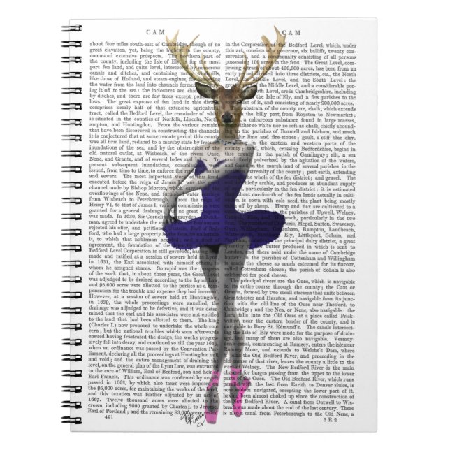 Ballerina Deer in Blue Notebook (Front)