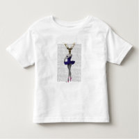 Ballerina Deer in Blue
