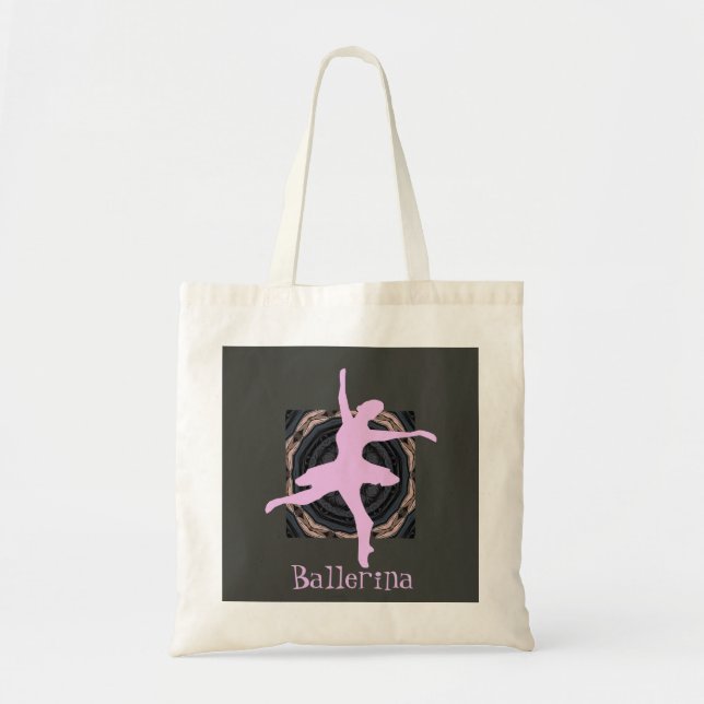Ballerina Design 1 Tote Bag (Front)