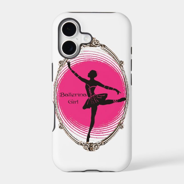 Ballerina design for iPhone case (Back)