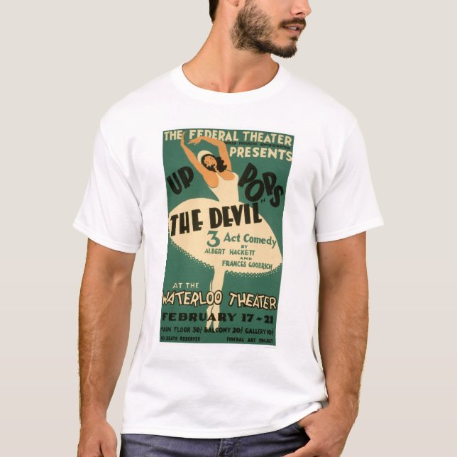 Ballerina & Devil 1938 WPA T-Shirt (Front)