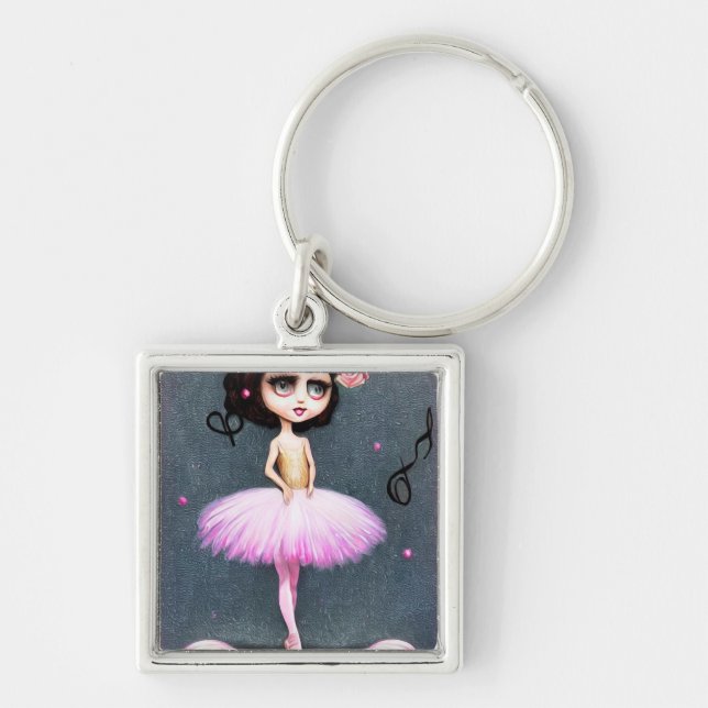 Ballerina Doll Key Ring (Front)