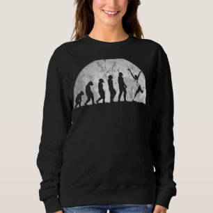 Ballerina Evolution Evolution Of Man Ballet Danci Sweatshirt