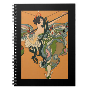 Ballerina Faerie With Lanterns Notebook