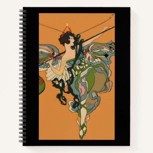Ballerina Faerie With Lanterns Notebook
