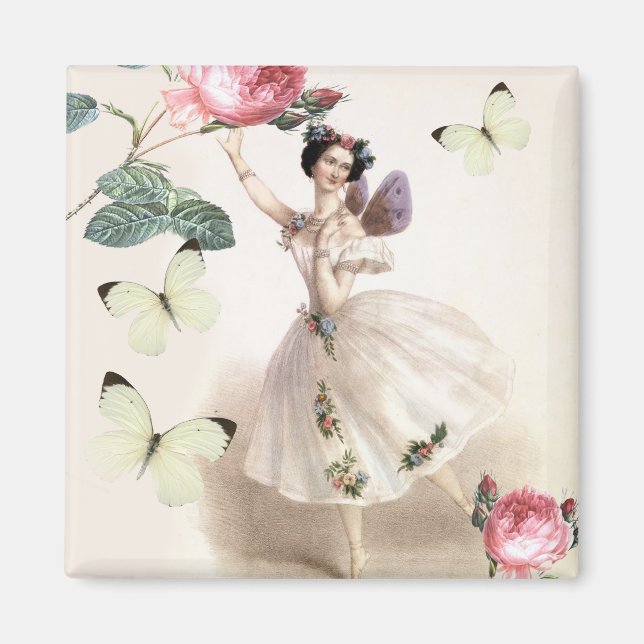 Ballerina Fairy Magnet (Front)