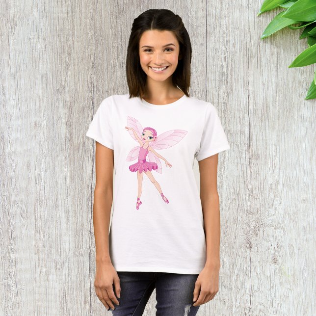 Ballerina Fairy Womens T-Shirt (Creator Uploaded)