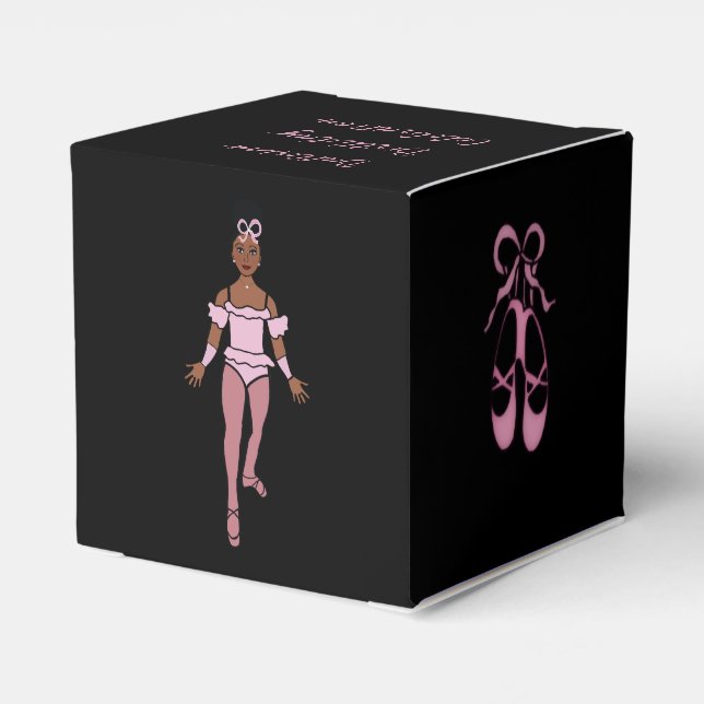 Ballerina Favour Box #1 (Back Side)