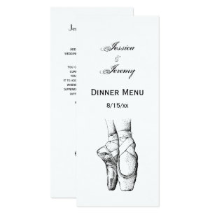 Ballerina Feet on Pointe #1 Invitation