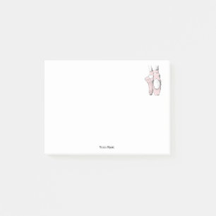 Ballerina Feet on Pointe #1 Lt Pink Post-it Notes